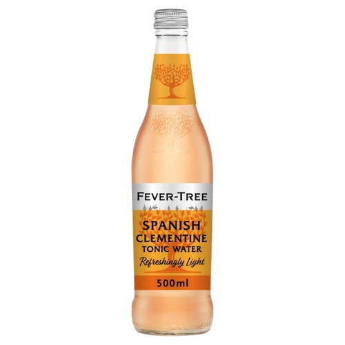 Fever-Tree Light Spanish Clementine tonic water 500ml, imported from the UK
