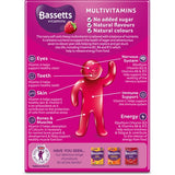 Bassetts raspberry multivitamin gummies for children age 7-11 - British product