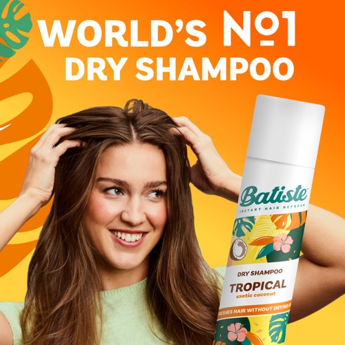 Batiste Dry Shampoo in Tropical, Coconut & Floral Fragrance