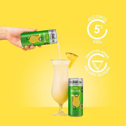 Funkin Pina Colada Nitro Cocktail Can