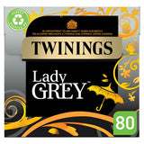 Twinings Lady Grey tea box 80 teabags, UK version