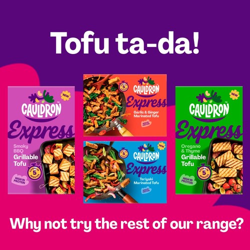 Cauldron marinated tofu pieces 160g - British product