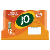 J2O Orange & Passionfruit soft drink 12 x 250ml, UK version