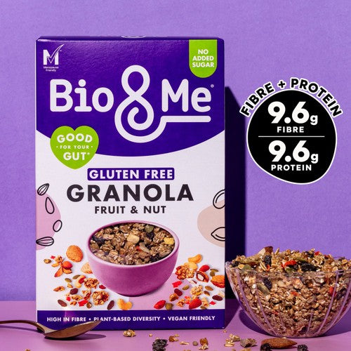 Bio & Me Fruit & Nut Granola 350g - British product