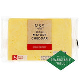 M&S M&S British Mature Cheddar Cheese 350g- Buy online at McGrocer