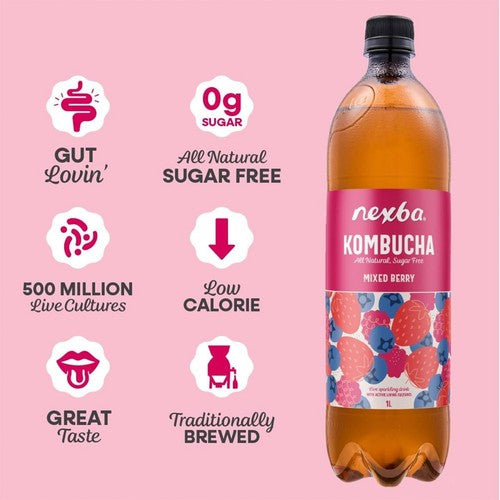 Nexba Mixed Berry Kombucha