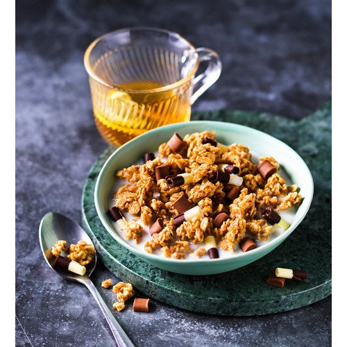 M&S Triple Chocolate Crunch granola 360g, imported from the UK