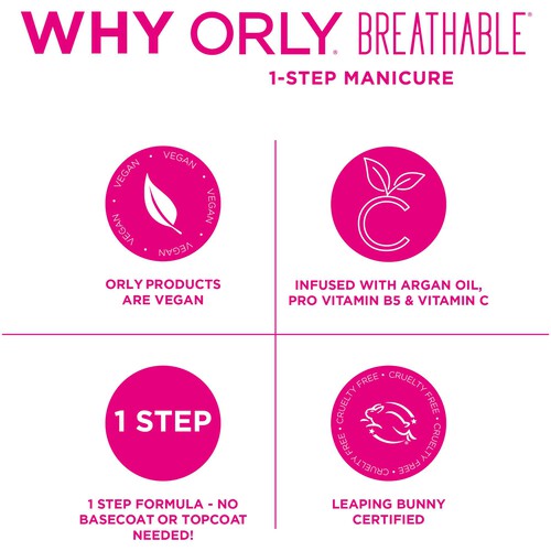 ORLY 4-in-1 BREATHABLE Treatment Nail Polish - Shes a Wildflower