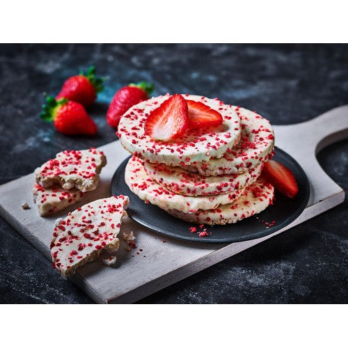M&S yogurt and strawberry rice cakes 112g, imported from the UK