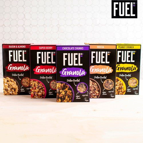 FUEL 10K Peanut Crunch Protein Granola Breakfast Cereal