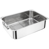 M&S Judge Stainless Steel Roasting Pan with Rack 1,371g- Buy online at McGrocer