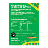 Fish 4 Ever smoked sprats in olive oil 110g - British product