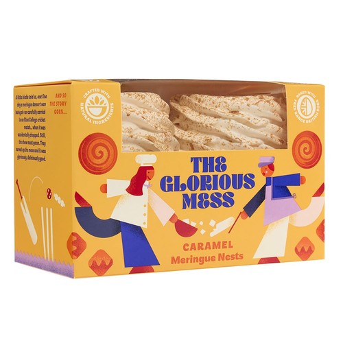 The Glorious Mess Caramel Meringue Nests