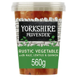 Yorkshire Provender Rustic Vegetable Broth with Lentils Kale Quinoa