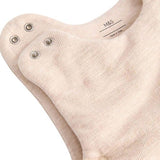 M&S Unisex Pure Cotton Ribbed Sleeping Bag, 0-6 M, Oatmeal