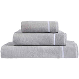M&S M&S X Kelly Hoppen Baretta Stitch Hand Towel Grey/White- Buy online at McGrocer