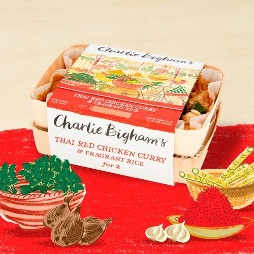 Charlie Bigham's Thai Red Chicken Curry & Fragrant Rice for 2