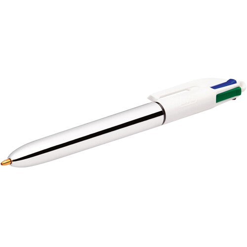 BIC 4 Colours Shine Retractable Ballpoint Pens, Pack of 3