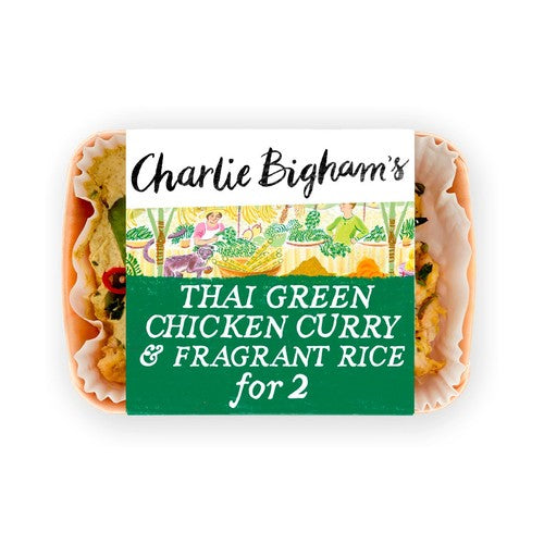 Charlie Bighams Thai Green Chicken Curry Fragrant Rice for 2