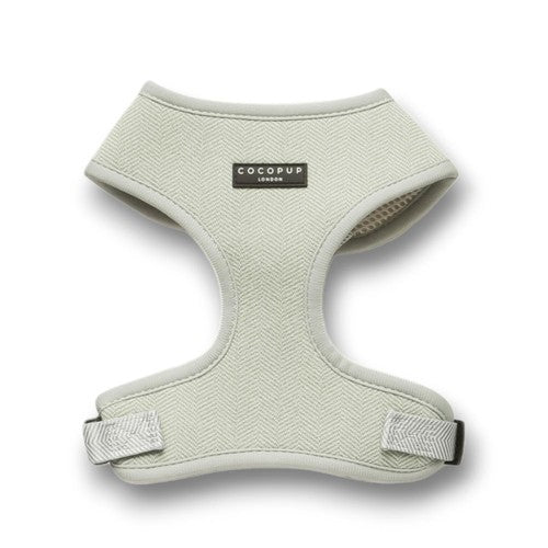 Cocopup London Sage Tweed Dog Harness Extra Small