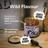 Black Bee Honey British Autumn Heather Honey