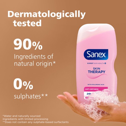 Sanex Skin Therapy Anti-Dryness Body Wash Shower Gel 450ml