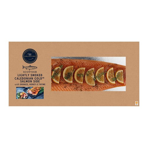 M&S Scottish Lightly Smoked Salmon Side with Orange, Honey & Thyme