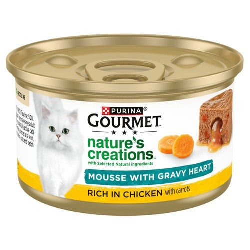 Gourmet wet cat food chicken 85g, UK version