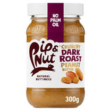 M&S Pip & Nut Ultimate Dark Roast Crunchy Peanut Butter 300g- Buy online at McGrocer