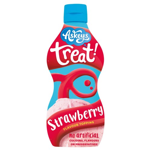 Askeys strawberry dessert sauce 325g, imported from the UK
