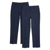 MS Boys Skinny Leg School Trousers 6-7 Years Navy