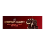 M&S M&S Outrageously Chocolatey Dark Chocolate Rounds Chocolate Biscuits 200g- Buy online at McGrocer