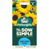 Mr Fothergills Seeds - Oh Sow Simple Sunflower Medium