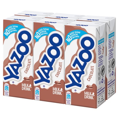 Yazoo chocolate milk drink no added sugar 200ml (British brand)