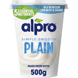 Alpro Plain Natural Dairy Free Soya Yoghurt Alternative