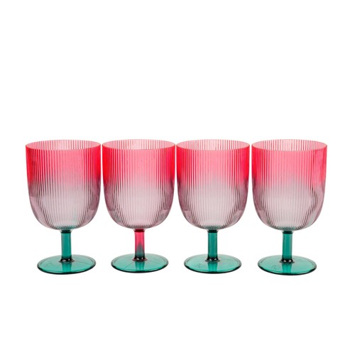 Navigate Summerhouse picnic wine tumblers set of 4 (British brand)