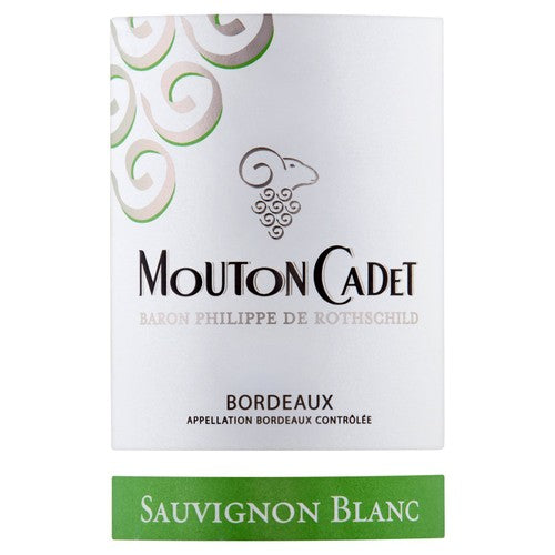 Mouton Cadet Sauvignon Blanc Bordeaux white wine 75cl, imported from the UK