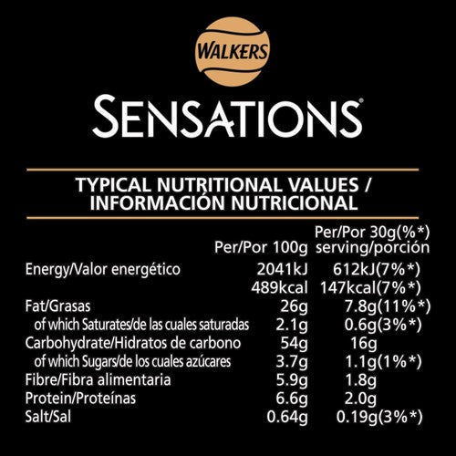 Sensations Thai Sweet Chilli crisps 150g (British brand)
