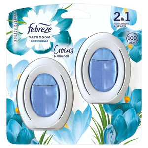 Febreze Bathroom Twin Air Freshener Crocus and Bluebell