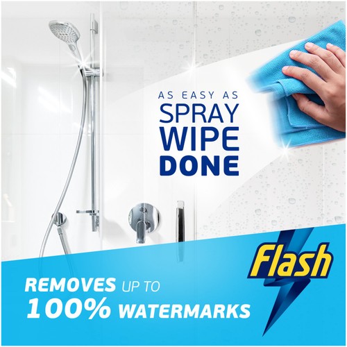 Flash Spray Wipe Done Shower Alpine Fresh Cleaning Spray 800ml