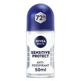 Nivea Men Sensitive Protect Roll-On Deodorant 50ml, imported from the UK