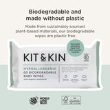 Kit & Kin Fragranced Biodegradable Baby Wipes