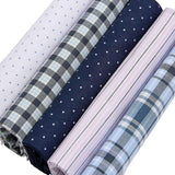 M&S Mens Pure Cotton Patterned Handkerchiefs, Blue
