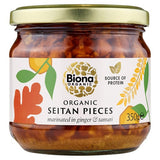 M&S Biona Organic Seitan Pieces Marinated in Ginger & Soya Sauce Meat Free 350g- Buy online at McGrocer