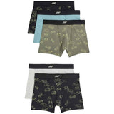 M&S Boys Cotton with Stretch Gamer Trunks, 8-9 Y, Multi