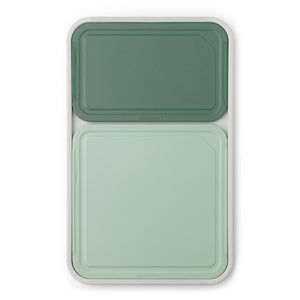 Mixed Chopping Board Set with Non-Slip Design and Dual-Use as Serving Tray