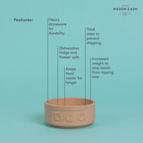 Mason Cash Lettered Dog Bowl 13cm