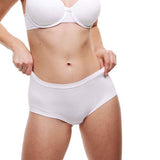 M&S Womens Body Flexifit High Rise Shorts, 18, White