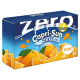 Capri Sun orange zero sugar fruit juice drink pouch 200ml - British product