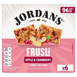 M&S Jordans Frusli Cranberry & Apple Chewy Cereal Bars 6 x 25g- Buy online at McGrocer